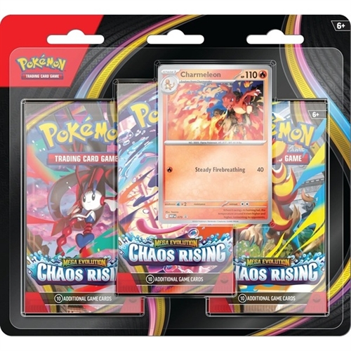 Chaos Rising - 3-pack blister - Charmeleon - Pokemon TCG (ENG)
